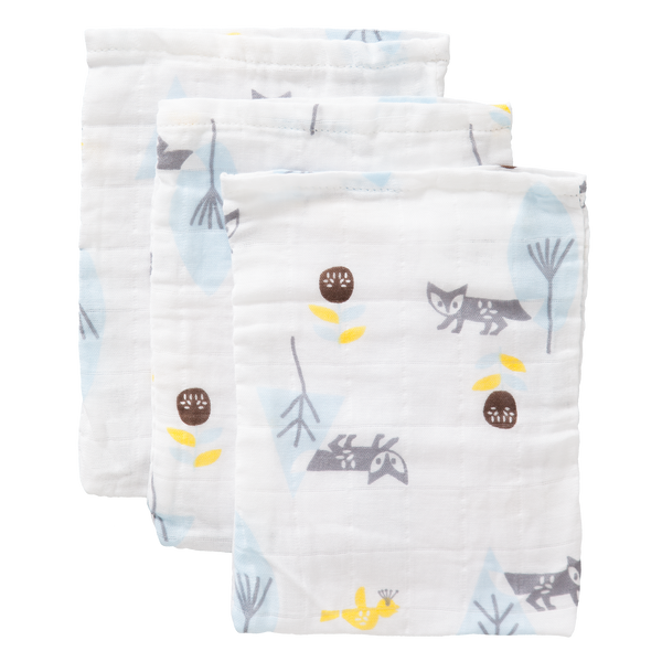 fresk Washand set Fox blue (3 stuks)