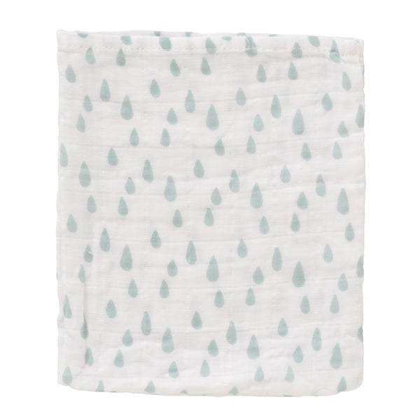 fresk Washand set Raindrops Ether Blue (3 stuks)