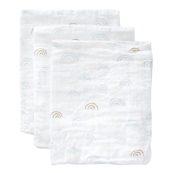 fresk Washandset Rainbow Ether Blue (3 stuks)