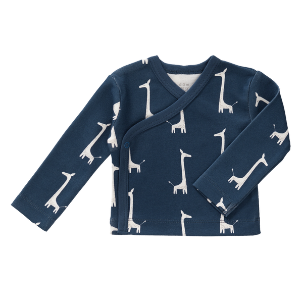 fresk Wikkelvestje Giraf indigo blue