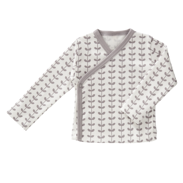 fresk Wikkelvestje Leaves Grey