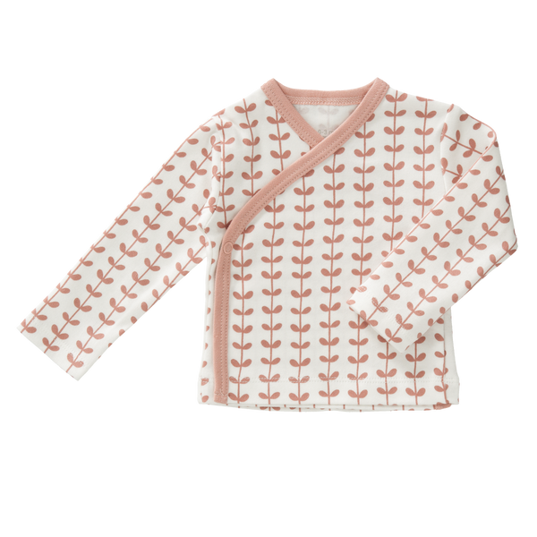 fresk Wikkelvestje Leaves mellow rose