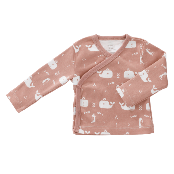 fresk Wikkelvestje Whale Mellow Rose