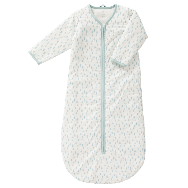 fresk Winterslaapzak afritsbare mouw Raindrops Ether Blue