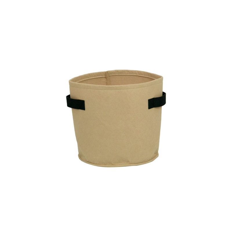 furniteam Felt Flower Pot for Indoor and Outdoor Color: Brown 11L