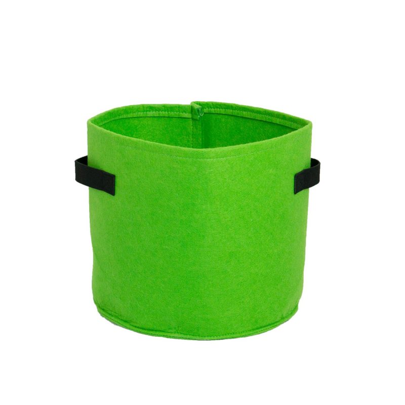 furniteam Felt Flower Pot for Indoor and Outdoor Color: Green 20L