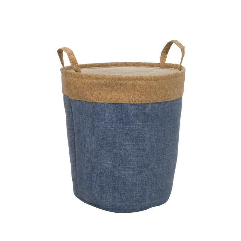 furniteam Cork pattern storage bag – cork+blue