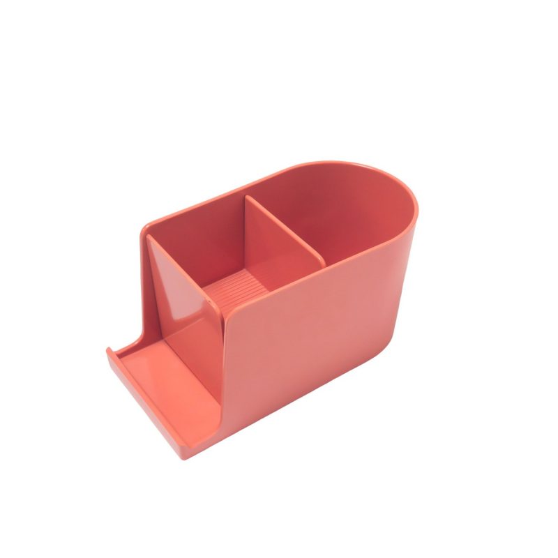 furniteam Desk Station Organizer in Red