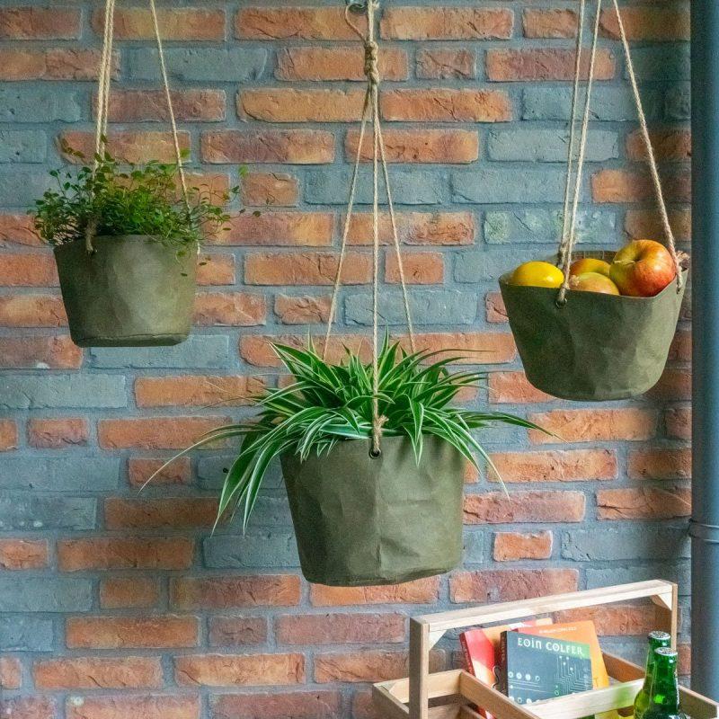 Furniteam Hanging Basket In Washable Paper Medium