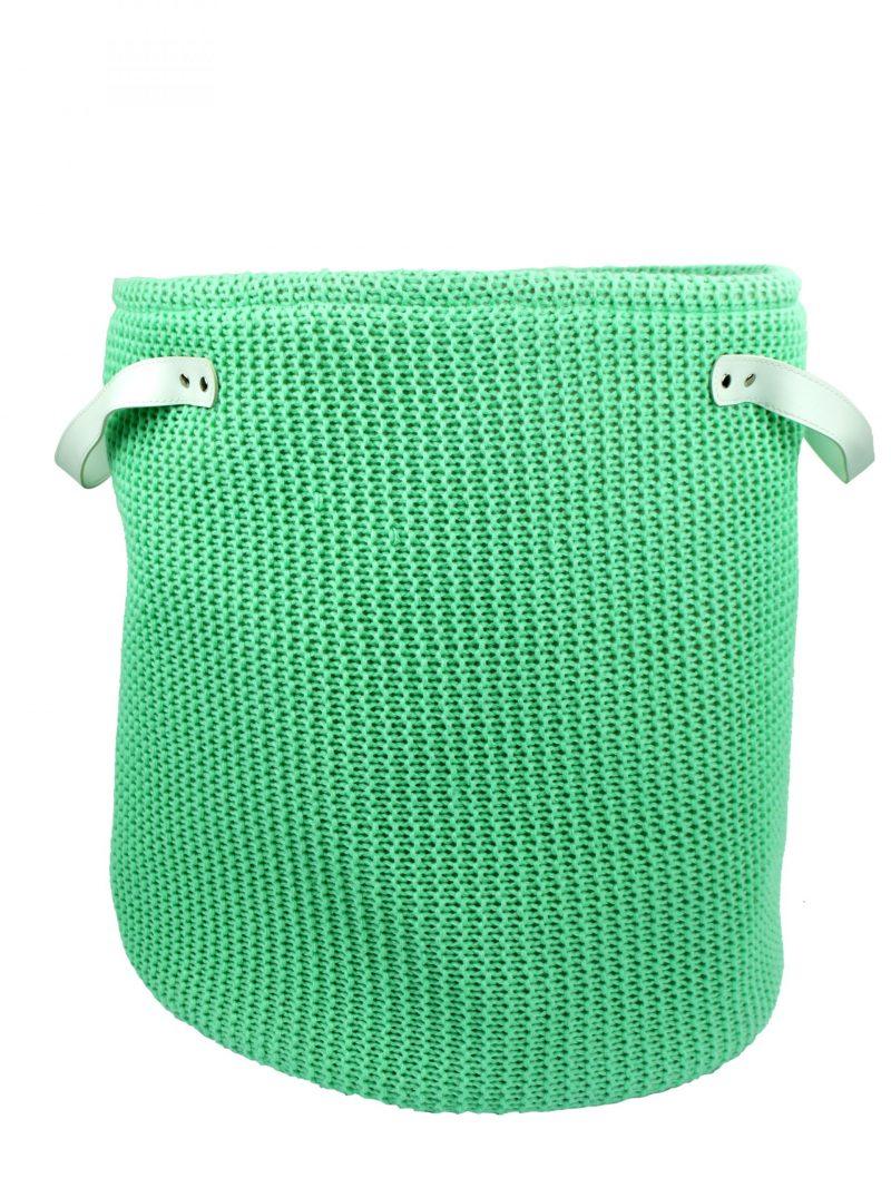 furniteam Knitted storage bags 6pcs set – green