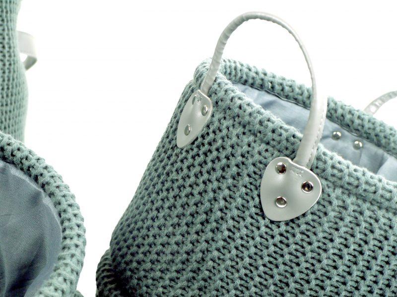 Furniteam Knitted Storage Bags 6pcs Set – Grey