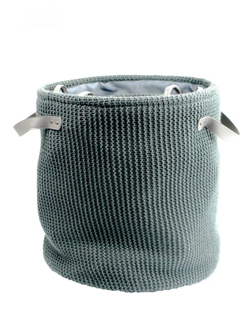 furniteam Knitted storage bags 6pcs set – grey