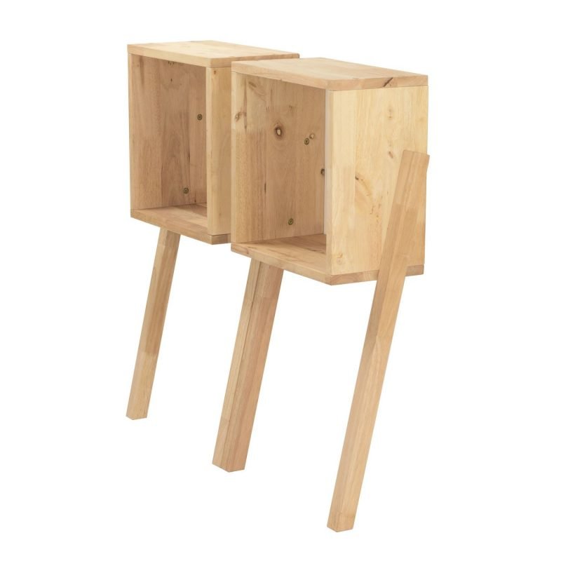 furniteam Multifunctional storage shelves 2pcs set