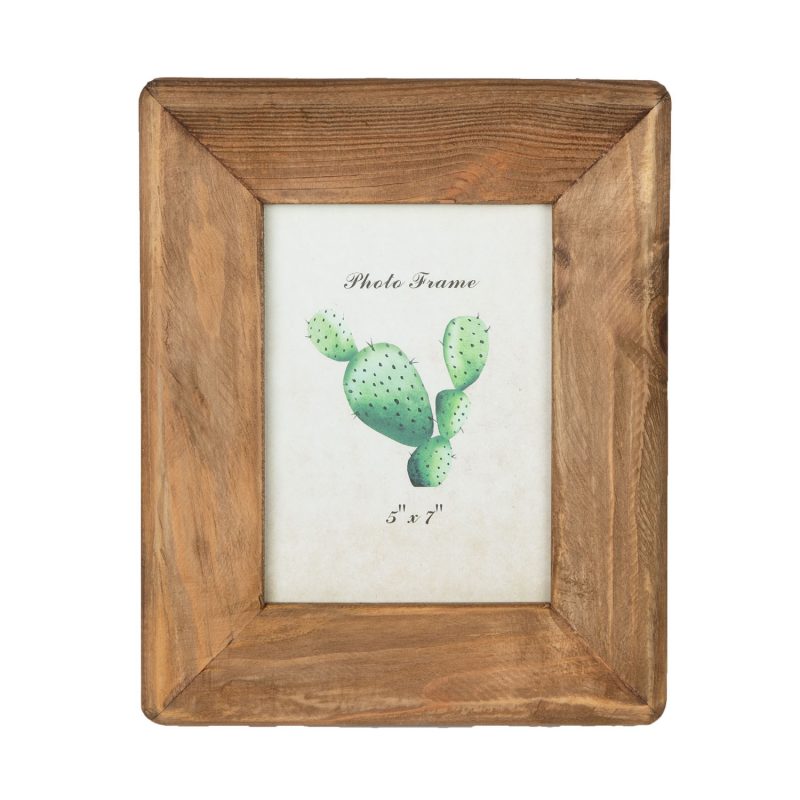 furniteam Recycled Wood Photo Frame Large