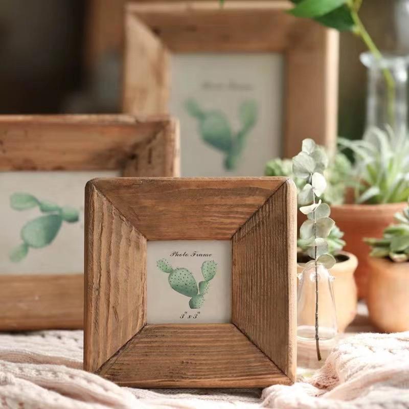 furniteam Recycled Wood Photo Frame Small