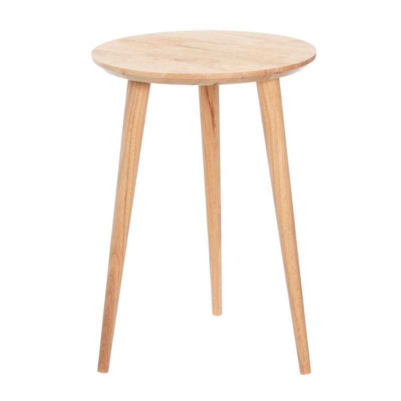furniteam Solid Wood Side Table Large