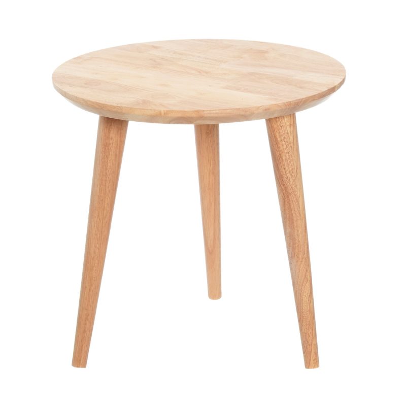 furniteam Solid Wood Side Table Small