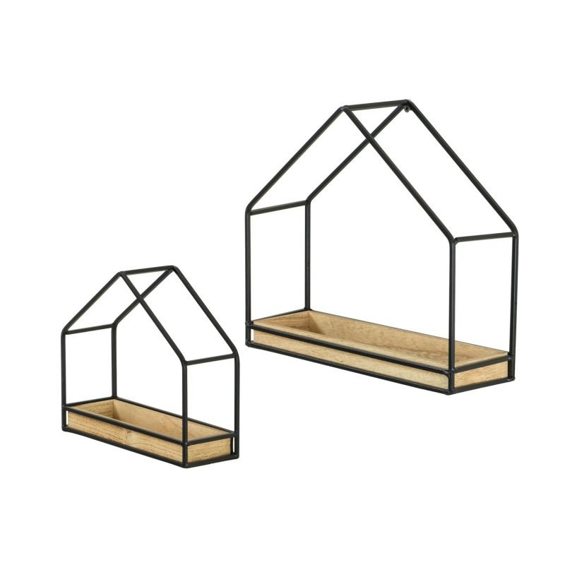 furniteam Storage racks 2pcs set