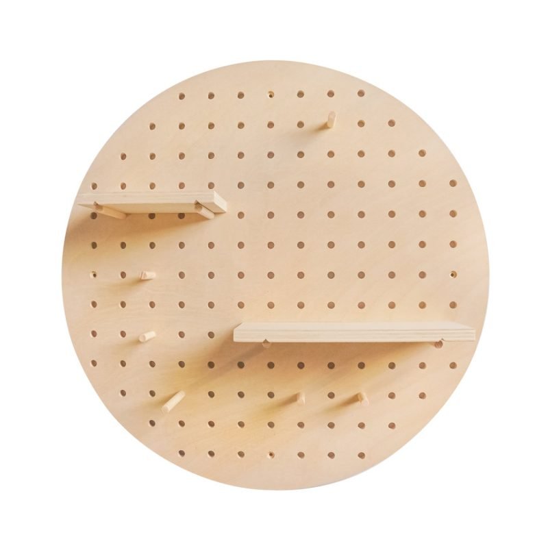 furniteam Pegboard-Organizer in Round Shape D50xW10cm