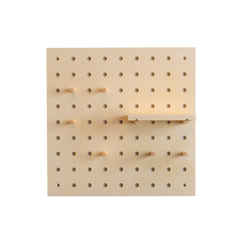 furniteam Pegboard-Organizer in Square Shape L30xW10xH30 cm