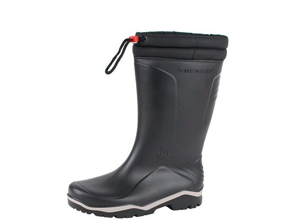 Gevavi DUNLOP - K400061 BLIZZARD GEVOERDE LAARS PVC ZWART