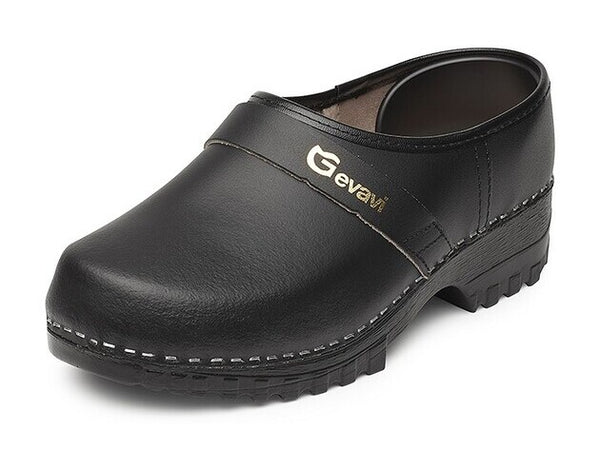 Gevavi GEVAVI - 1550/00 GESLOTEN SCHOENKLOMP PU ZWART