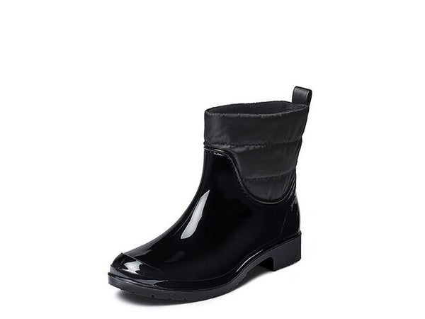 gevavi GEVAVI BOOTS - LISS GEVOERDE DAMESLAARS PVC ZWART