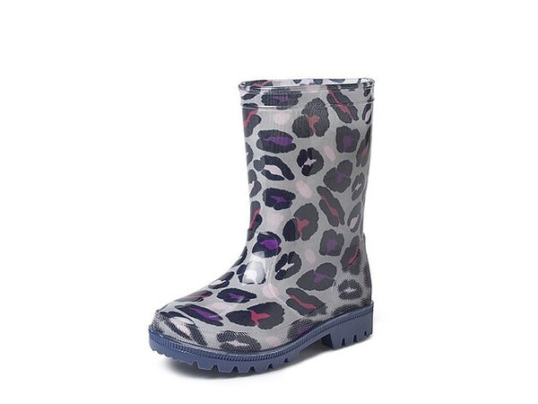 Gevavi GEVAVI BOOTS - ROMY KINDER- EN DAMESLAARS PVC GRIJS PANTER