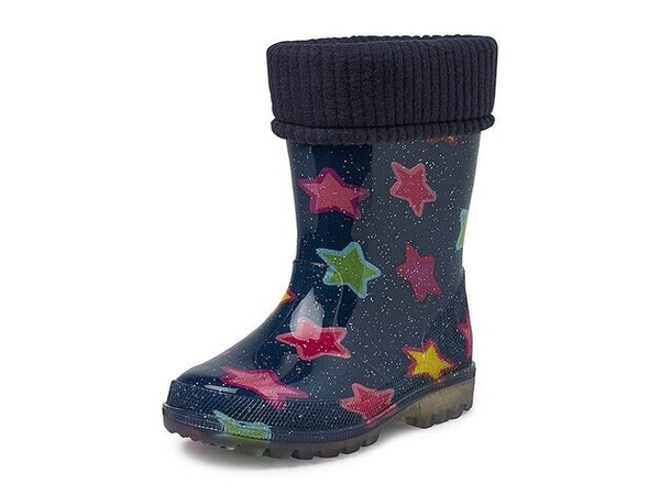 gevavi GEVAVI BOOTS - RUBY GEVOERD KINDERLAARSJE PVC BLAUW