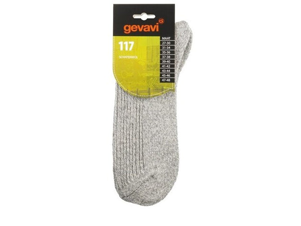 gevavi GEVAVI - 117 SCHAPENWOLLENSOK LICHTGRIJS