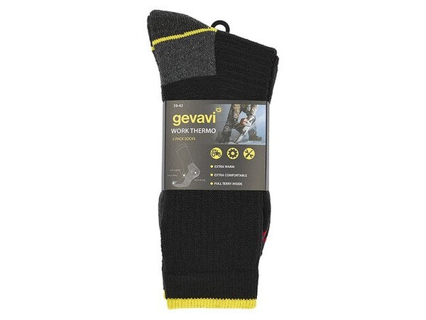 gevavi GEVAVI WORKWEAR - GW52 WORK THERMO SOK 2 PAAR/BUNDEL GRIJS