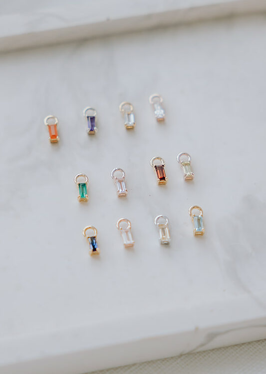 gftd Geboortesteen – edelsteenhanger hanger voor oorringen