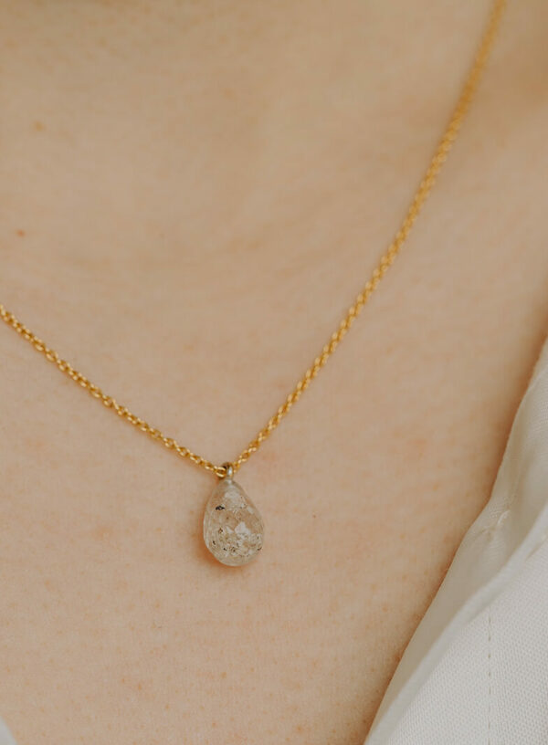 gftd Herinneringensteen druppel ketting