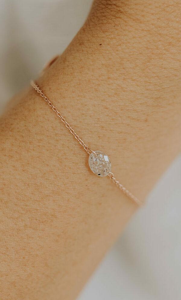 gftd Herinneringensteen ovaal armband