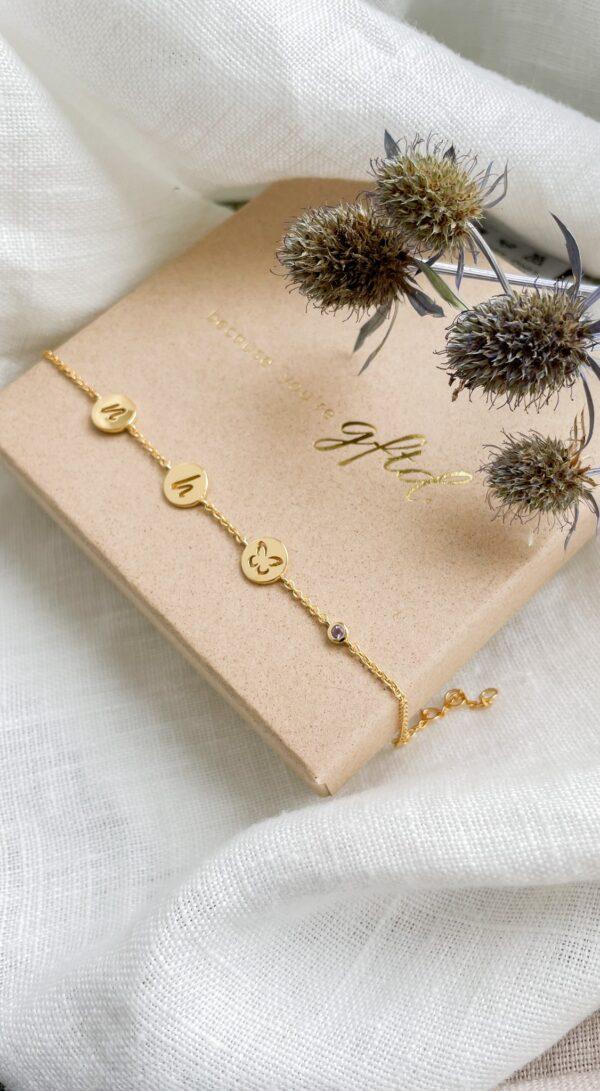 gftd Ontwerp je armband met 4 bedels