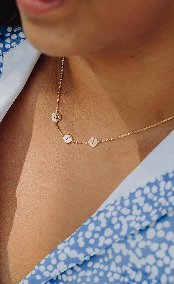 gftd Ontwerp je ketting met 3 bedels