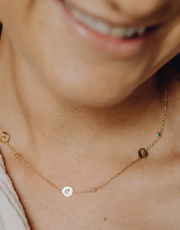 gftd Ontwerp je ketting met 6 bedels