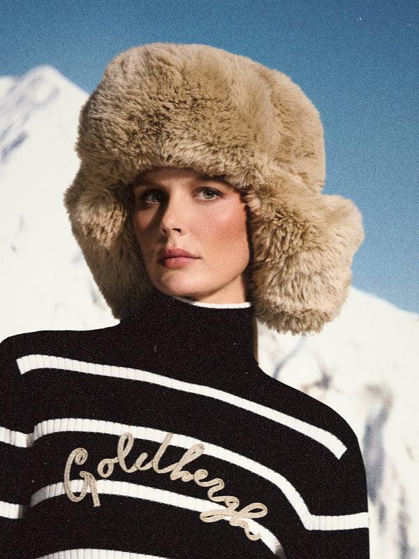 Goldbergh Cher Fluffy Aviator Hat