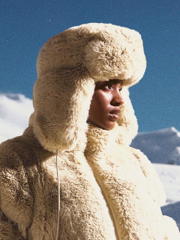 Goldbergh Cher Fluffy Aviator Hat