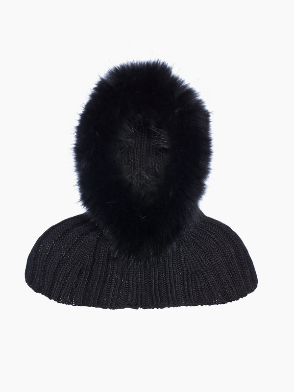 goldbergh NAOMI hooded scarf faux border