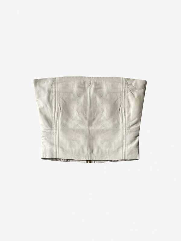 goosecraft Darla Strapless Top | Off White