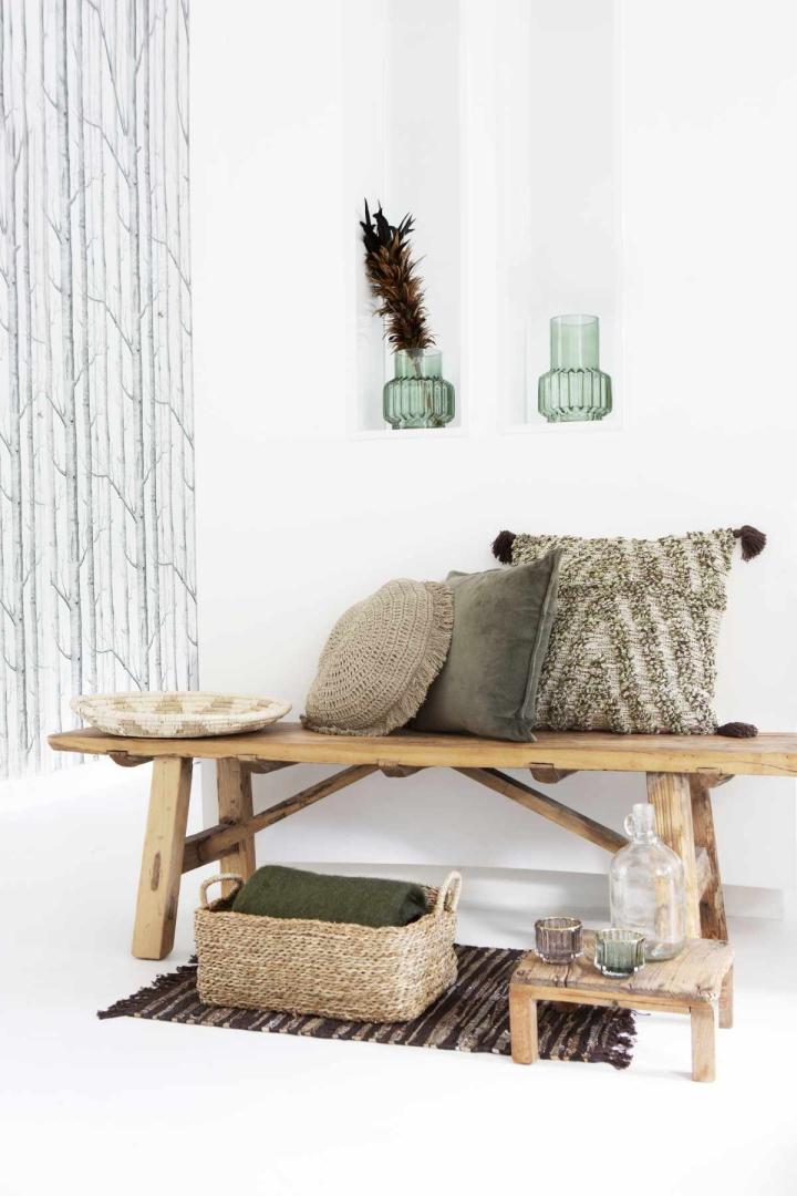 goround interior Glazen vaas Musa Groen