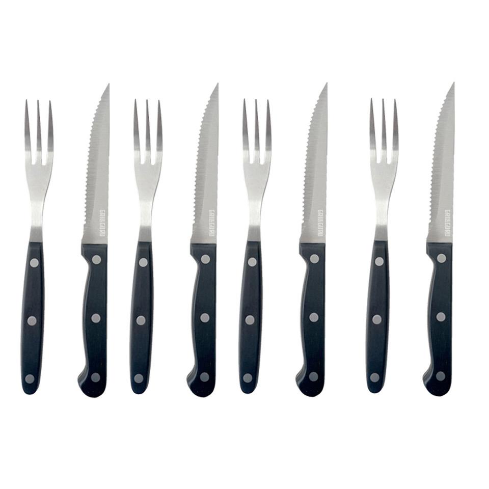 grill guru Grill Guru Knife & Fork Set (Set 2x 4pcs)