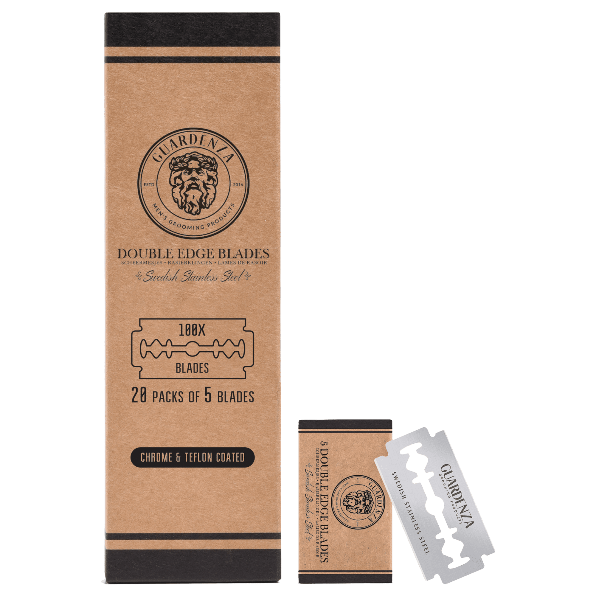 guardenza Double Edge Scheermesjes – 100 stuks 8 reviews