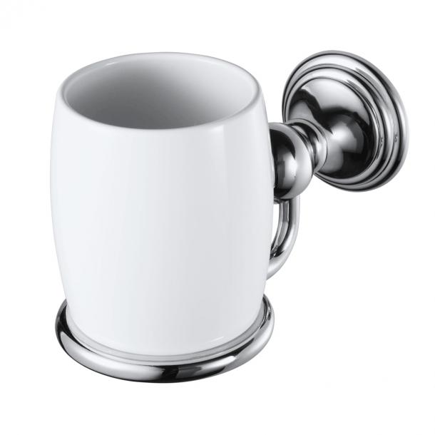 haceka Haceka Allure enkele bekerhouder chroom keramiek