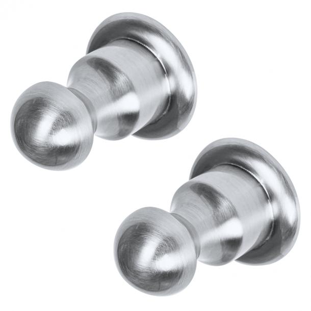 haceka Haceka Allure enkele haak set/2 geborsteld RVS