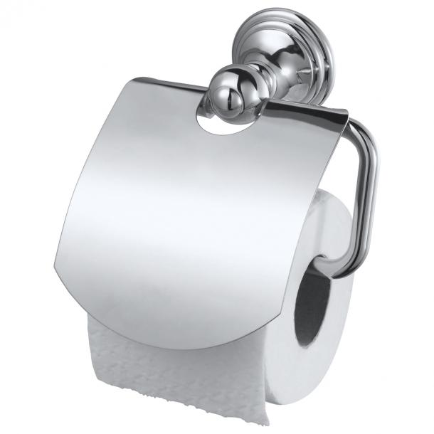 haceka Haceka Allure toiletrolhouder met klep chroom