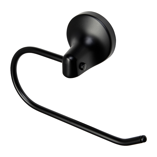 haceka Haceka Aspen toiletrolhouder zonder klep mat zwart