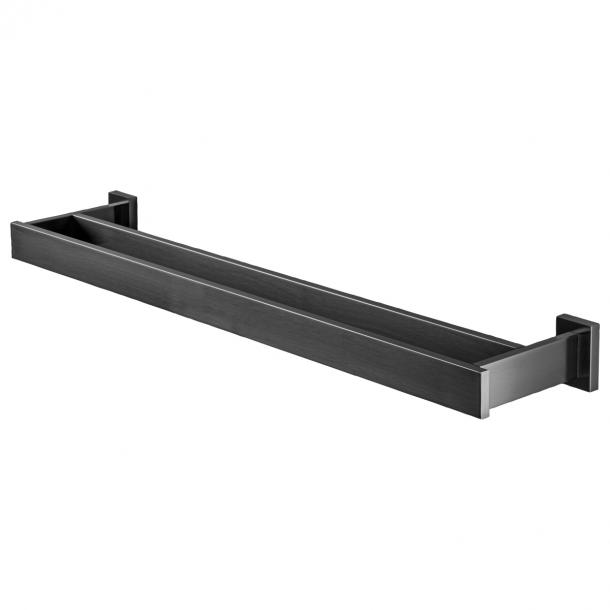 haceka Haceka Edge dubbele handdoekhouder grafiet 60cm