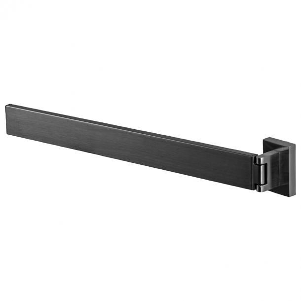 haceka Haceka Edge enkele handdoekhouder zwenkbaar grafiet 39cm